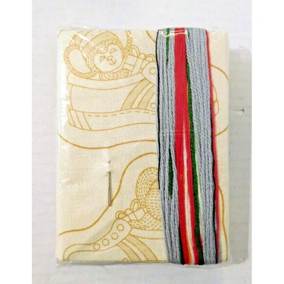 Vintage Jiffy Stitchery Merry Mouse in a Sneaker 3D Ornament Kit 1978 Holidays - Picture 3 of 3